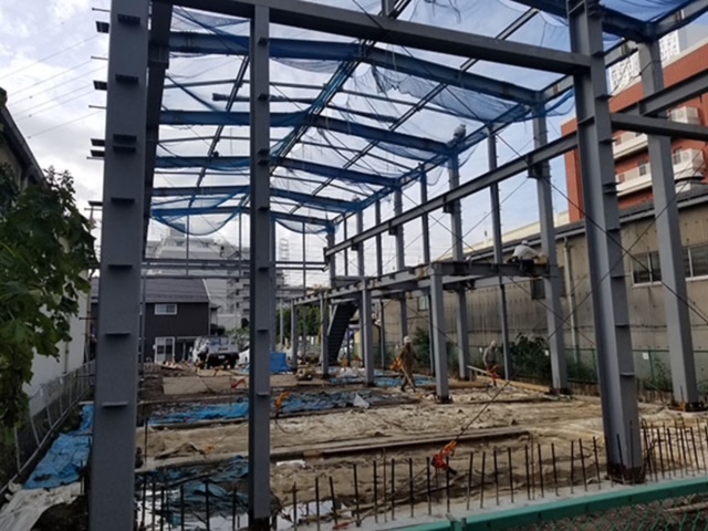 整備工場新築工事
